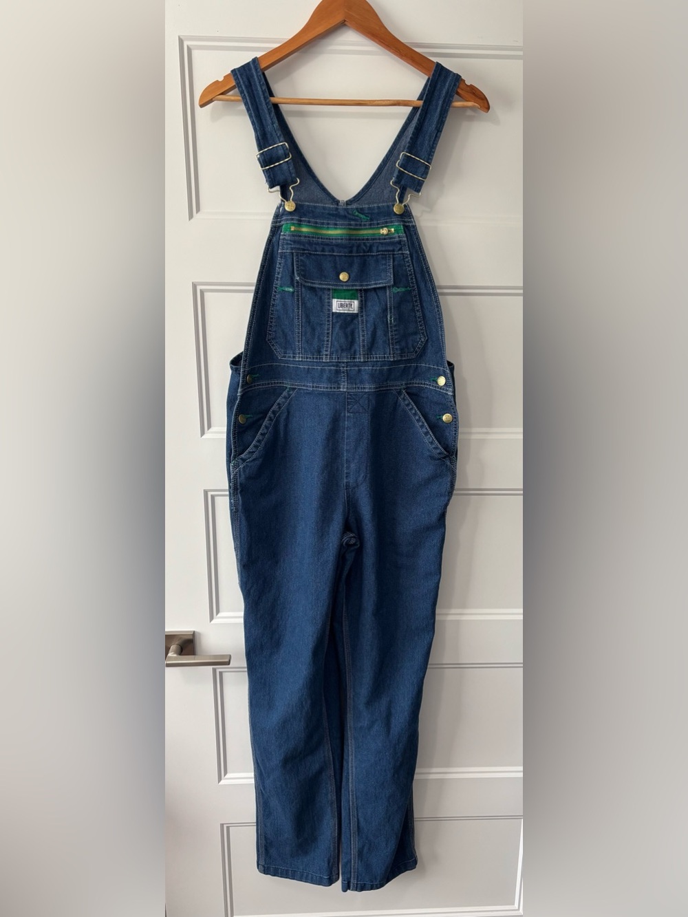 Liberty Vintage Blue Denim Bib Overalls SM